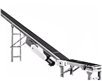 Incline Slider & Roller Bed Belt Conveyor